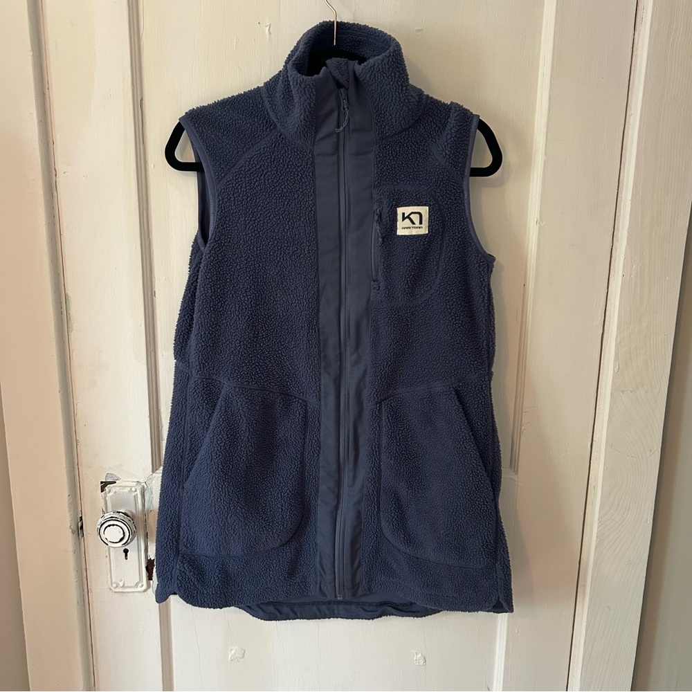 Kari Traa Dark Blue Fleece Vest